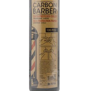 Ovratni papir za šišanje Xanitalia Carbon Barber Crni – 5 rolni